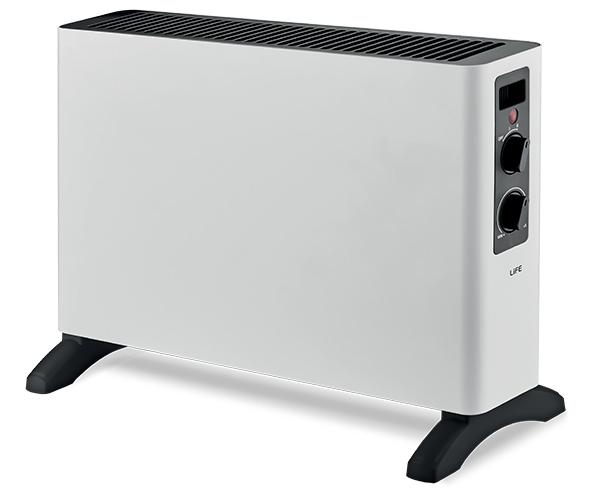 LIFE θερμοπομπός δαπέδου Comfort 1250W και 2000W