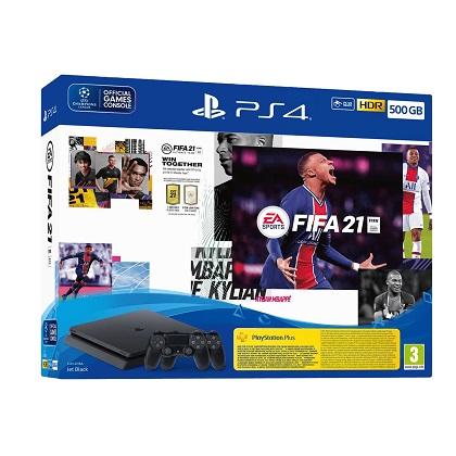 PS4 Slim 500GΒ + DualShock 4 + FIFA 21