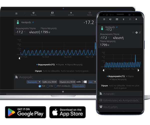 HAM SYSTEMS καταγραφικό θερμοκρασίας Wi-Fi 