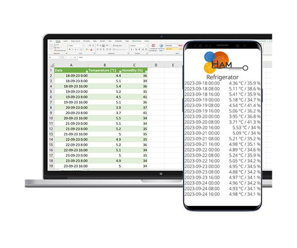 temperature and humidity recorder