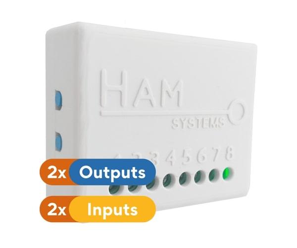 HAM SYSTEMS Wi-Fi Ρελέ για Αυτοματισμούς με 2 Εξόδους