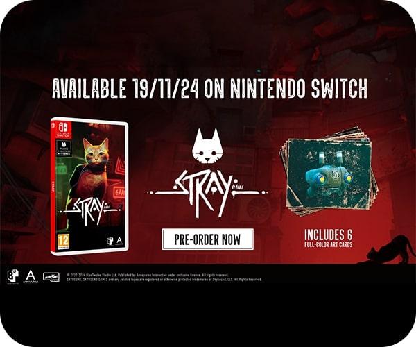 Stray Nintendo Switch 6 Full-Color Art Cards