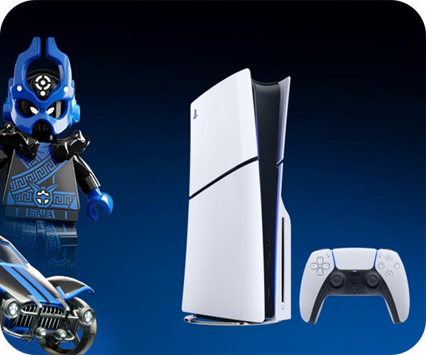 PlayStation 5 Slim Digital Ed + Fortnite Cobalt Star