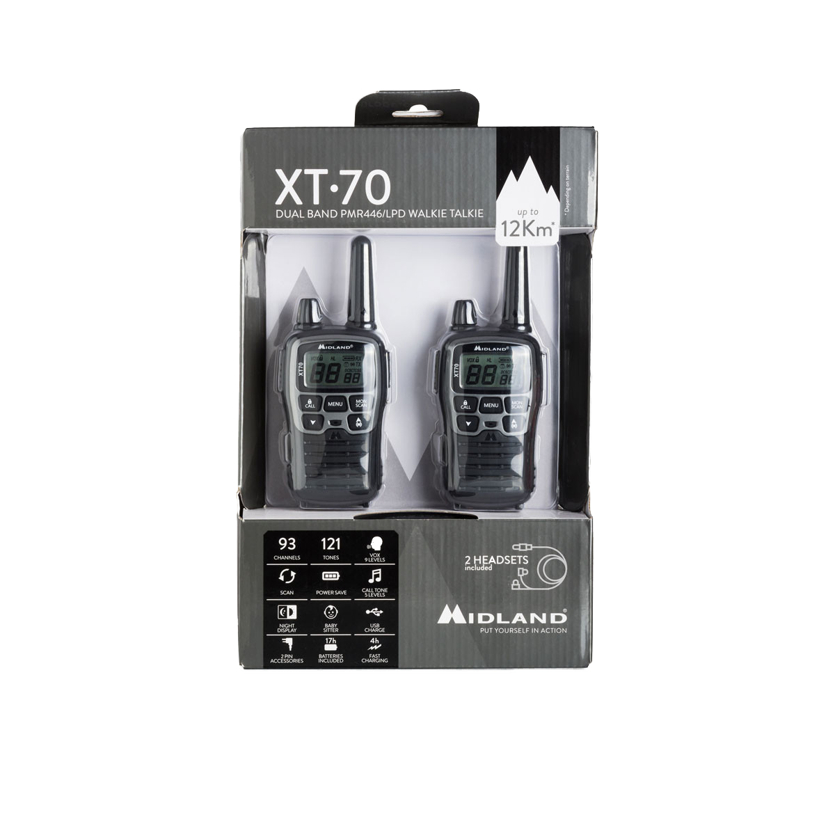 MIDLAND Walkie Talkie PMR XT 70