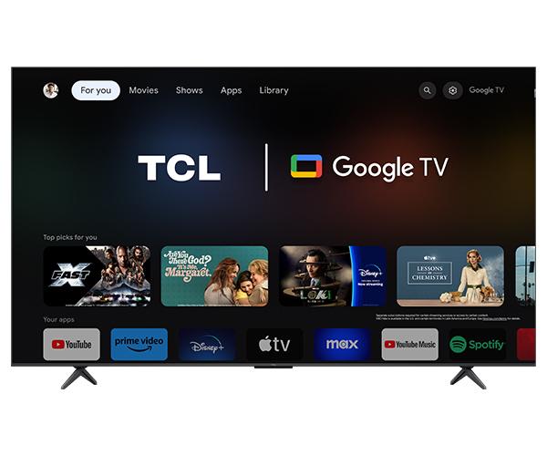 TCL 85C655 85'' QLED 4K Smart TV Τηλεόραση google assistant