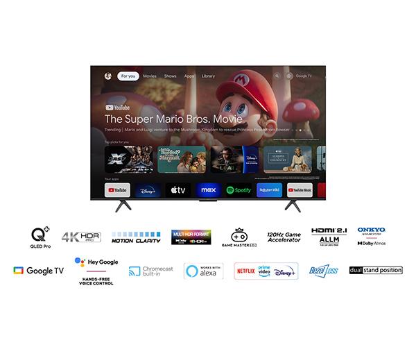 TCL 65C655 65'' QLED 4K Smart TV google tv