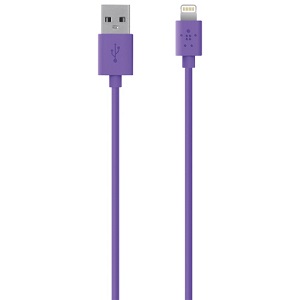 CABLE BELKIN 2,4A LIGHTNING 3M PURPLE