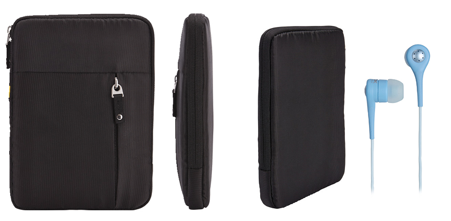 case logic 7-8 Tablet sleeve + pocket + tdk ακουστικά