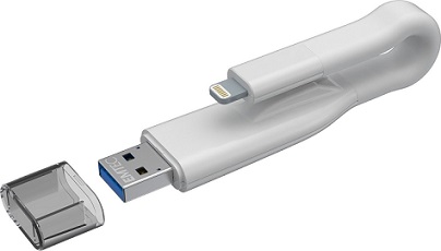 2 in 1 flash drive USB 3.0 & Lightning iCOBRA