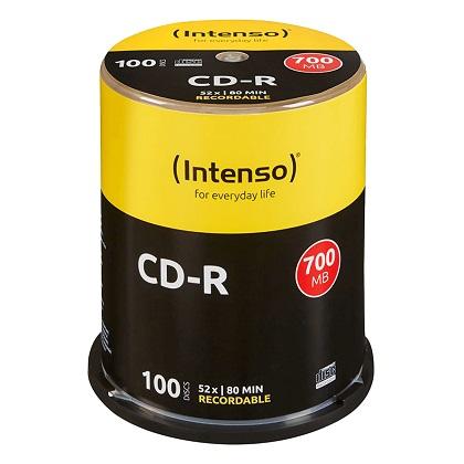 INTENSO CD-R 700MB Cakebox 100