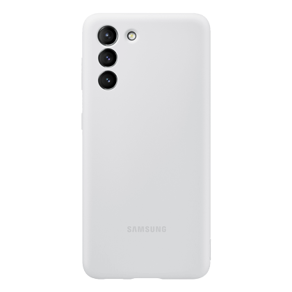 Silicone case SAMSUNG Galaxy S21 Light Gray