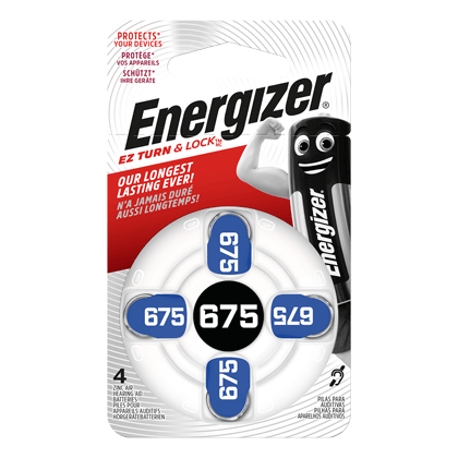 Hearing Aid Batteries ENERGIZER ZA 675 (4 Pieces)