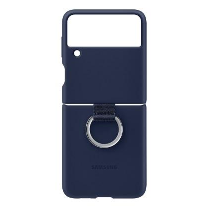 Silicone case for SAMSUNG Galaxy Z Flip 3 with Handle Ring