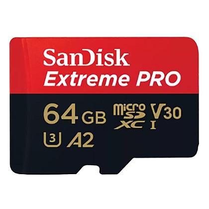 SANDISK Extreme PRO micro SDXC 64GB Memory Card