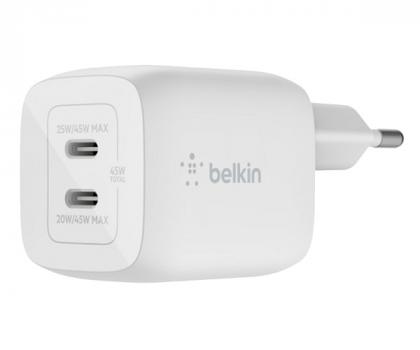 Travel Charger BELKIN Boost Charge Dual USB-C with PPS 45W