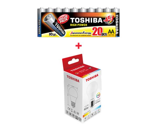 TOSHIBA LR06 AA Alkaline Batteries