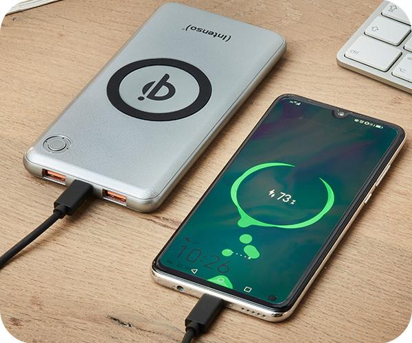 Wireless & Wired Charging Powerbank INTENSO 10W 10000mAh