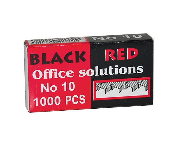 Stapler wires BLACK RED No10