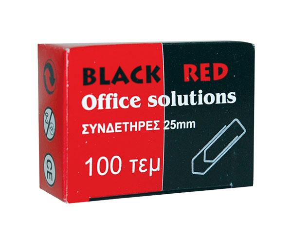 Metal Fasteners No. 3 28mm BLACK RED